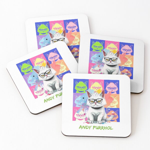 Item preview, Andy Purrhol | Pop Art Cat Meme for Cool Cats & Culture Nerds designed and sold by Ryldra-Art.