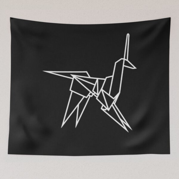Item preview, Copy Of Pocket Retro Blade Runner Origami Unicorn designed and sold by mengelpear.