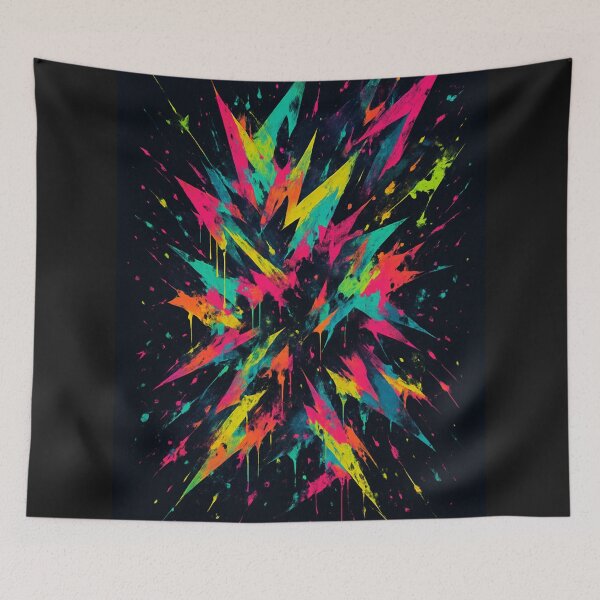 Item preview, Neon Detonator – Explosive Electric Abstract designed and sold by A Sinister Sly.