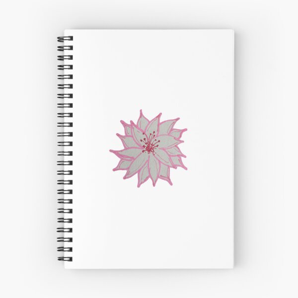 Item preview, Pink flower drawn designed and sold by BerryBeach.