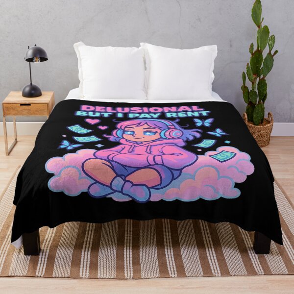 Item preview, Delusional, But I Pay Rent designed and sold by MysticArtisan.