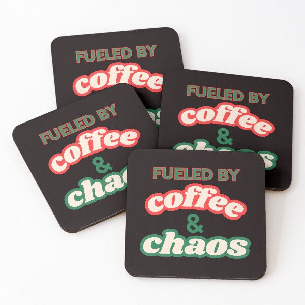 Item preview, Fueled by coffee and chaos designed and sold by Agu210.