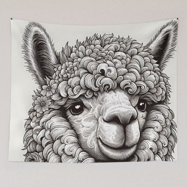 Item preview, Alpaca Art #18 | Alpaca Lovers designed and sold by ksgraphics222.