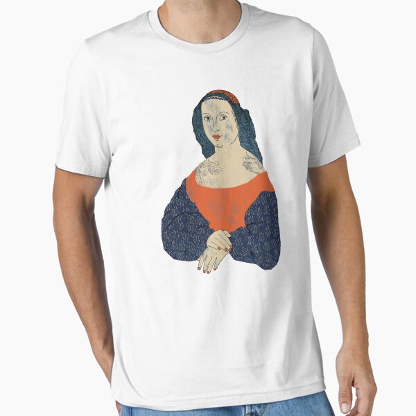 Medieval portrait of a woman with tattoos Essential T-Shirt