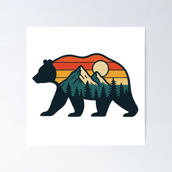 Item preview, Mountain Bear Design designed and sold by NAVOZKA.
