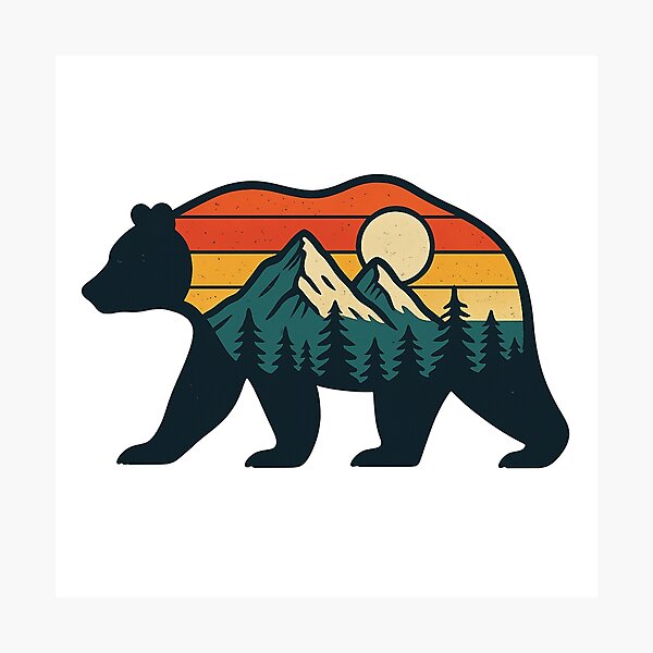 Item preview, Mountain Bear Design designed and sold by NAVOZKA.