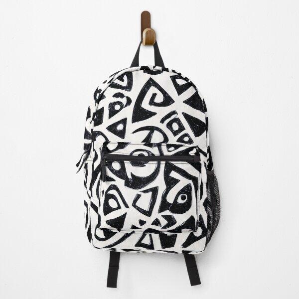 Item preview, Tribal Maze - Black & White Abstract Symbols designed and sold by djovan.