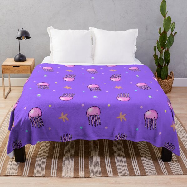 Item preview, Jellyfish With Purple Background designed and sold by JMDesignHouse.