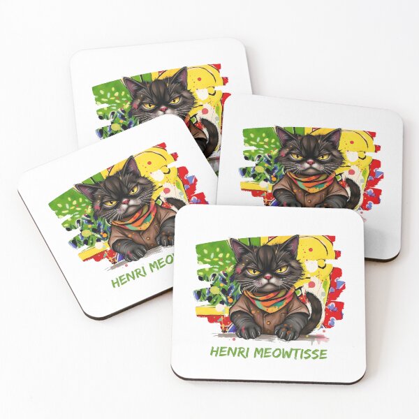 Item preview, Henri Meowtisse | Bold Cat Meme Inspired by Fauvist Flair designed and sold by Ryldra-Art.