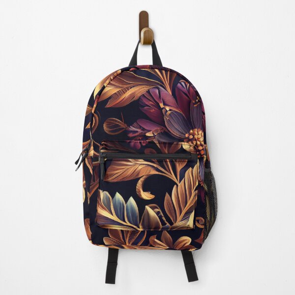 Item preview, Opulent Bloom: Gilded Floral Symphony designed and sold by ShadowAndSlate.