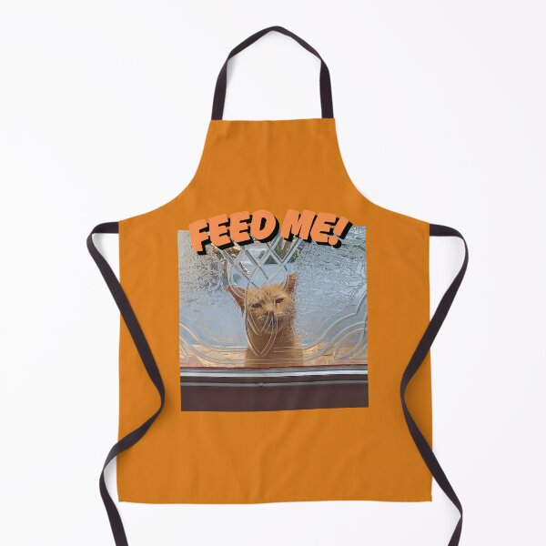 Item preview, FEED ME! Demanding Ginger Cat designed and sold by Fat Cat Merch.