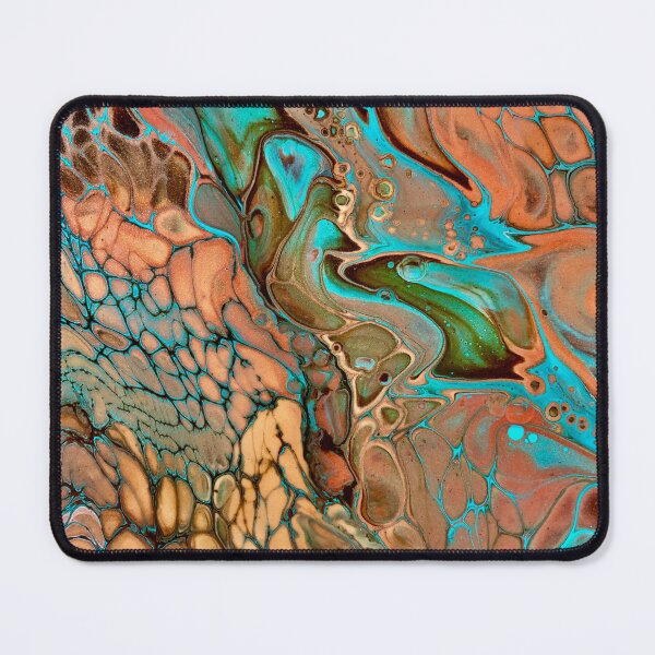 Item preview, Peachy salmon turquoise swim designed and sold by Jennifer Leavey Designs.