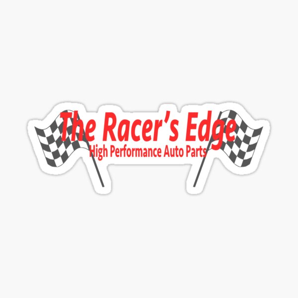 The Racer's Edge High Performance Auto Parts Rápido y furioso Pegatina