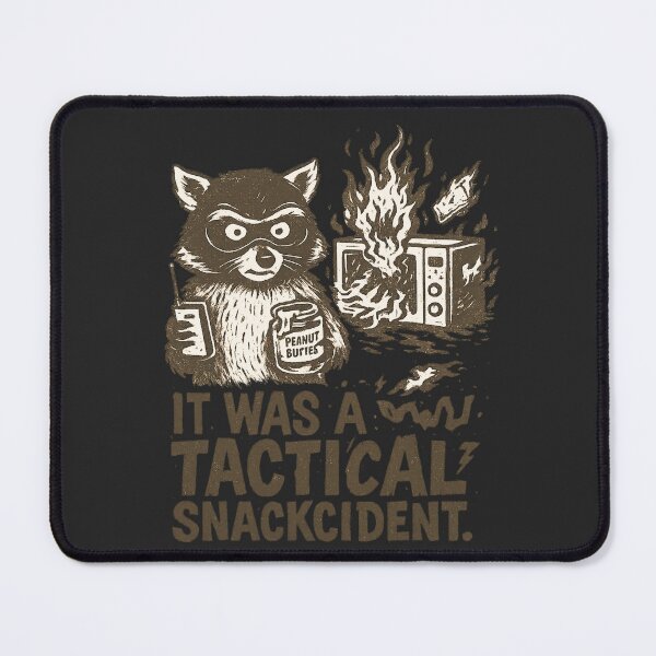 Item preview, Tactical Snackcident – Raccoon Microwave Mayhem designed and sold by A Sinister Sly.