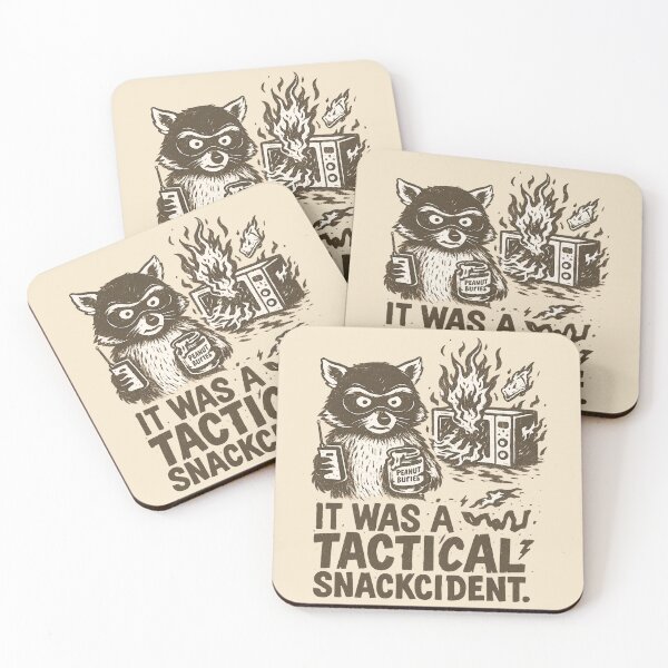 Item preview, Tactical Snackcident – Raccoon Microwave Mayhem designed and sold by A Sinister Sly.