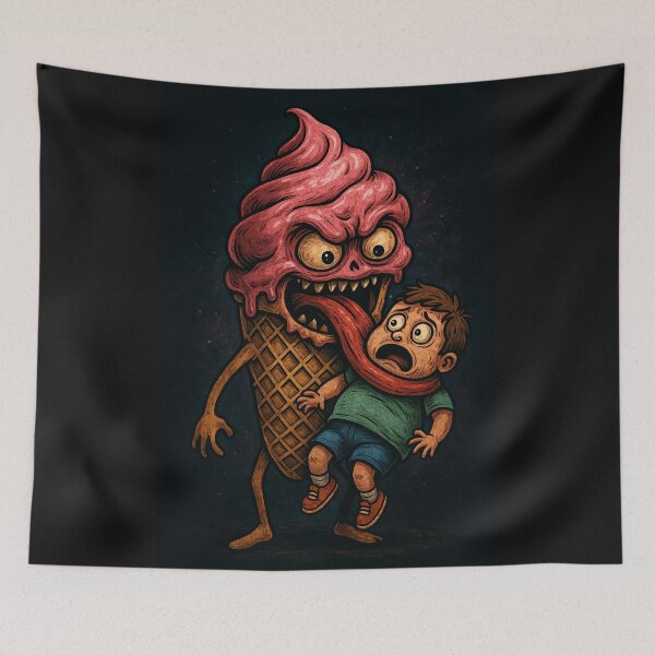 Item preview, Killer Cone – Ice Cream’s Sweet Revenge designed and sold by A Sinister Sly.