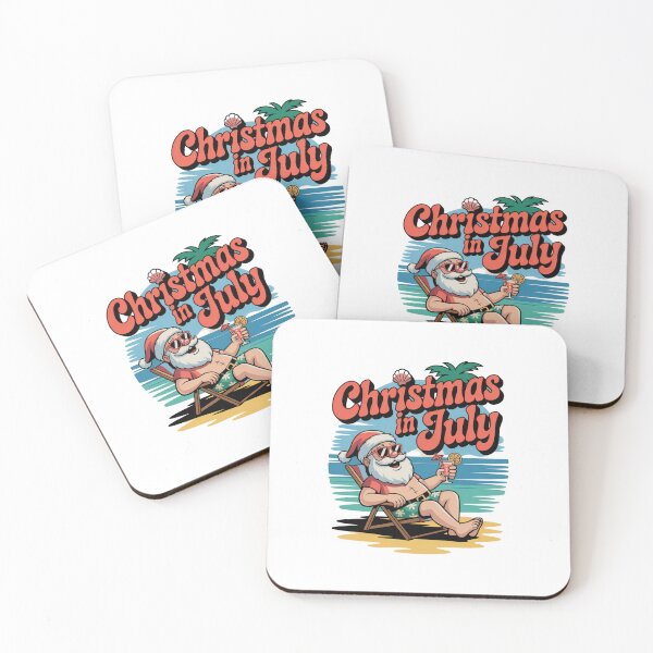 Item preview, Christmas in July - Santa With A Drink designed and sold by Peter Stawicki.