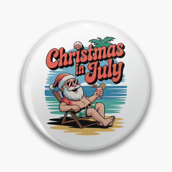 Item preview, Christmas in July - Santa With A Drink designed and sold by Peter Stawicki.