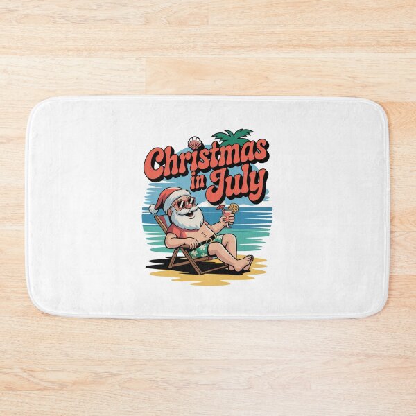 Item preview, Christmas in July - Santa With A Drink designed and sold by Peter Stawicki.