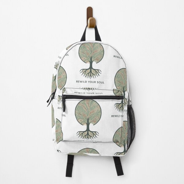 Item preview, Rewild Your Soul – Stylized Tree of Life Eco Spirituality Art designed and sold by HellRaiserMW.