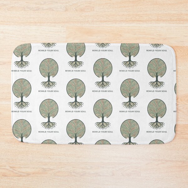 Item preview, Rewild Your Soul – Stylized Tree of Life Eco Spirituality Art designed and sold by HellRaiserMW.