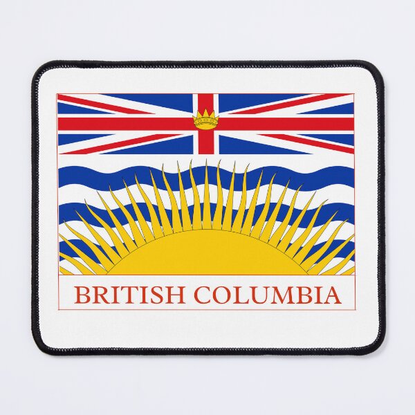 Item preview, Flag of British Columbia with name - British Columbia designed and sold by No.1 Canada Designs.