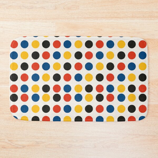 Item preview, Primary Pop Dots – Bauhaus Polka Pattern designed and sold by Zenvo.