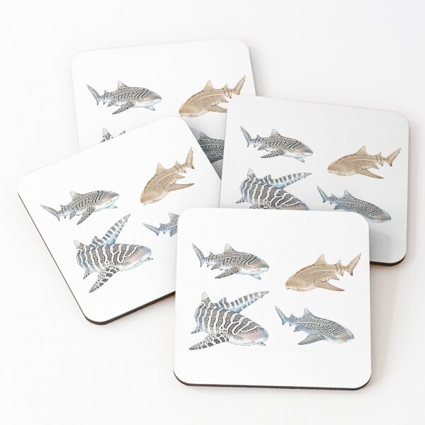 Item preview, LEOPARD/ ZEBRA SHARKS designed and sold by 4rtistcDrift.