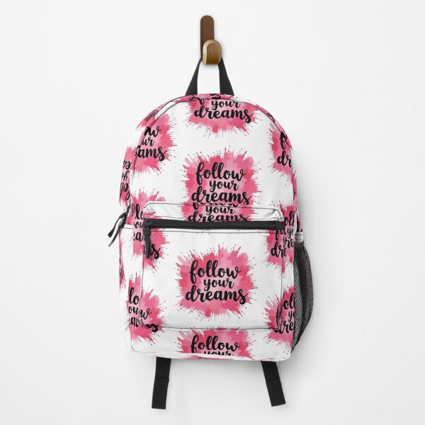 Item preview, Vibrant Pinkcolor "Follow Your Dreams" Art designed and sold by GRITMOOD.