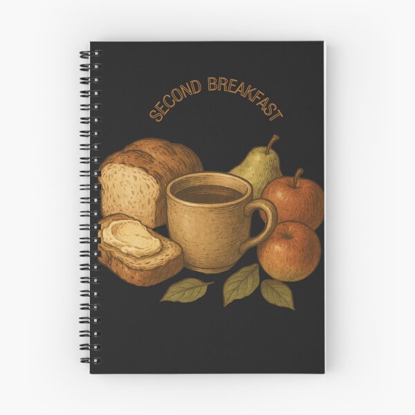 Item preview, Camiseta vintage "Segundo Desayuno": para los auténticos amantes de la comida y los hobbits de corazón designed and sold by TediThings.
