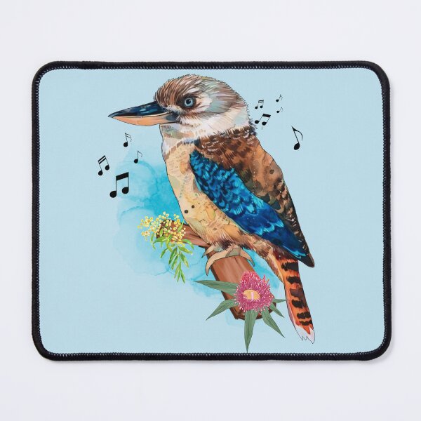 Item preview, K is for Kookaburra Australian animal, Aussie Bird kookaburras Gift men women kids  designed and sold by Taylor  ART.