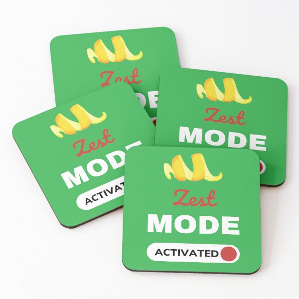 Item preview, Zest Mode Activated - Energize Your Day with a Burst of Citrus! designed and sold by Coaster Culture Industries.