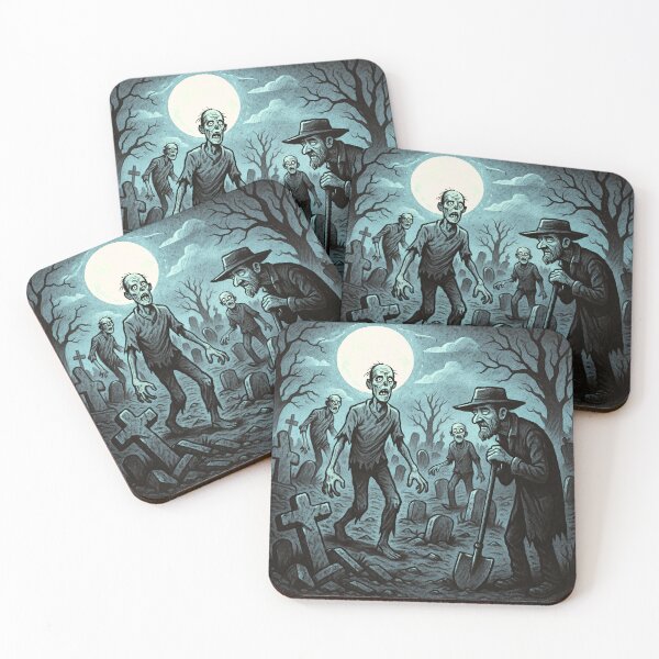 Item preview, Moonlight and Mayhem – The Undead Shift designed and sold by A Sinister Sly.
