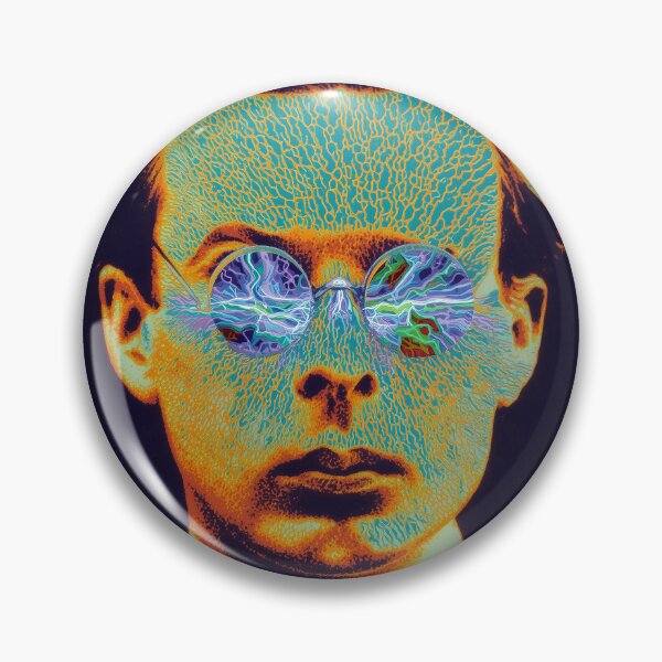 Item preview, Aldous Huxley Surreal Poster – Vintage Psychedelic Abstract Art designed and sold by Mystikos Art.