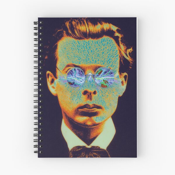 Item preview, Aldous Huxley Surreal Poster – Vintage Psychedelic Abstract Art designed and sold by Mystikos Art.