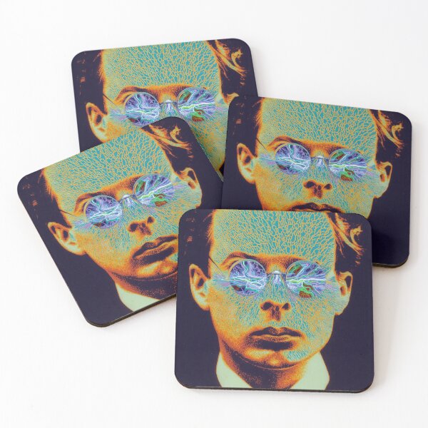 Item preview, Aldous Huxley Surreal Poster – Vintage Psychedelic Abstract Art designed and sold by Mystikos Art.