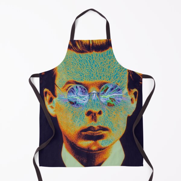Item preview, Aldous Huxley Surreal Poster – Vintage Psychedelic Abstract Art designed and sold by Mystikos Art.