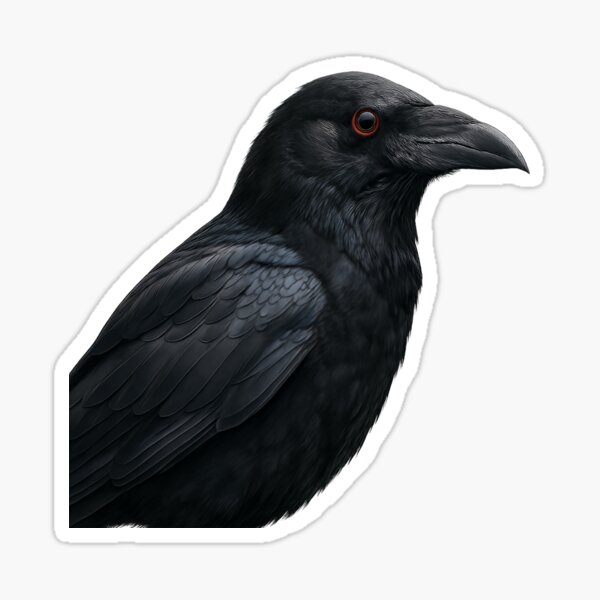 Item preview, Raven with Red Eyes designed and sold by cottoncode.