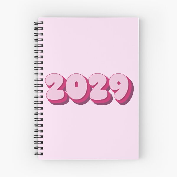 Item preview, 2029 Year - Twenty Twenty Nine - Pale Pink - Hot Pink - Magenta - Typography - Class of 2029 - New Year 2029 designed and sold by TheIconShop.