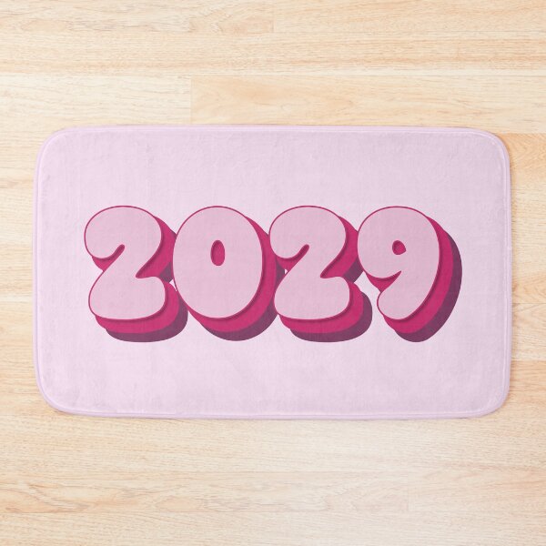 Item preview, 2029 Year - Twenty Twenty Nine - Pale Pink - Hot Pink - Magenta - Typography - Class of 2029 - New Year 2029 designed and sold by TheIconShop.