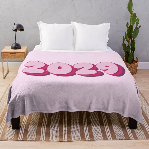 Item preview, 2029 Year - Twenty Twenty Nine - Pale Pink - Hot Pink - Magenta - Typography - Class of 2029 - New Year 2029 designed and sold by TheIconShop.