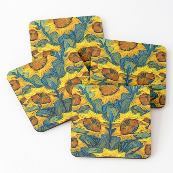 Item preview, Van Gogh Inspired Sunflowers: Vibrant Impressionistic Blooms designed and sold by ShadowAndSlate.