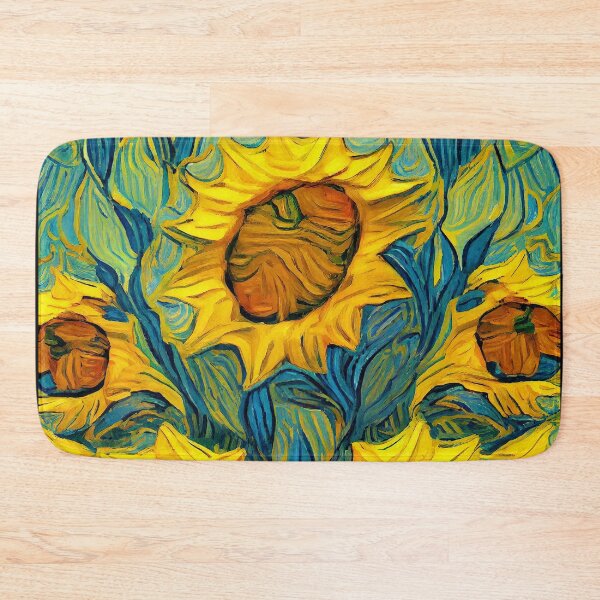 Item preview, Van Gogh Inspired Sunflowers: Vibrant Impressionistic Blooms designed and sold by ShadowAndSlate.