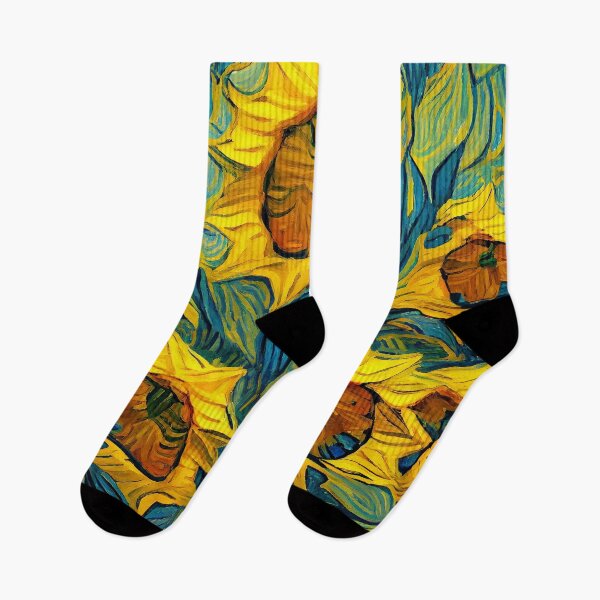 Item preview, Van Gogh Inspired Sunflowers: Vibrant Impressionistic Blooms designed and sold by ShadowAndSlate.