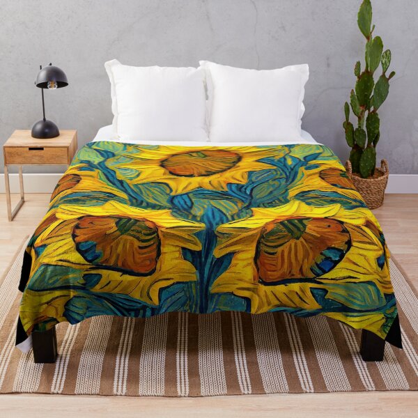 Item preview, Van Gogh Inspired Sunflowers: Vibrant Impressionistic Blooms designed and sold by ShadowAndSlate.