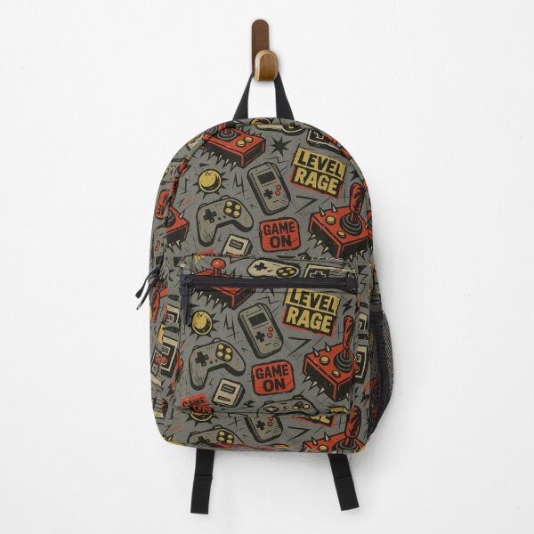 Item preview, Level Rage: Retro Gamer Pattern designed and sold by Zenvo.