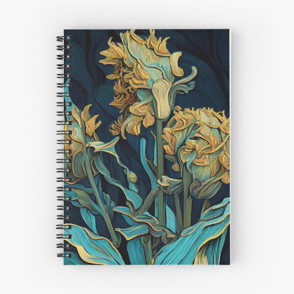 Item preview, Starry Bloom: Van Gogh Inspired Botanicals designed and sold by ShadowAndSlate.