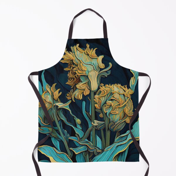 Item preview, Starry Bloom: Van Gogh Inspired Botanicals designed and sold by ShadowAndSlate.