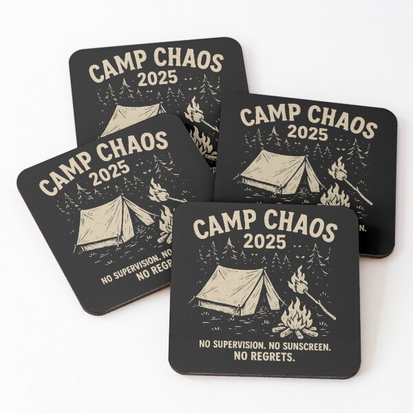 Item preview, Camp Chaos 2025 Funny Camping Adventure Tee designed and sold by magufalo.