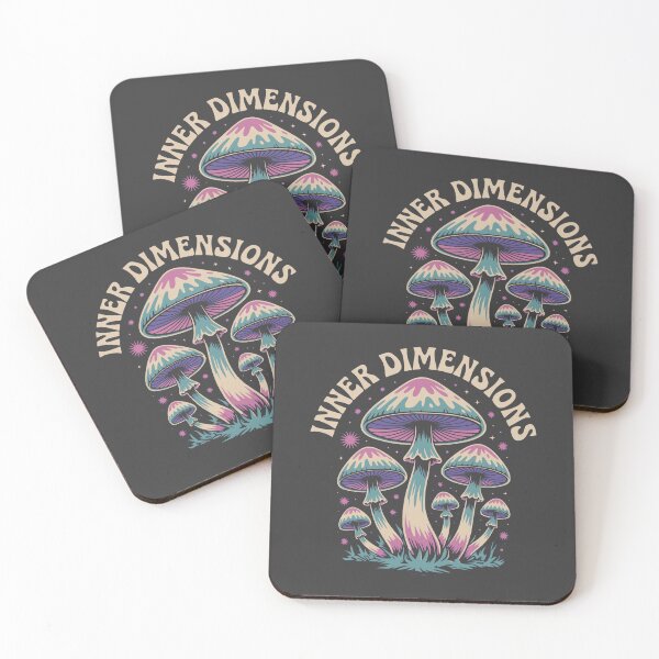 Item preview, Inner Dimensions Multi Color Mushrooms designed and sold by marcoke.